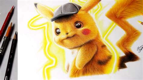 desenho do pikachu realista|ArtStation